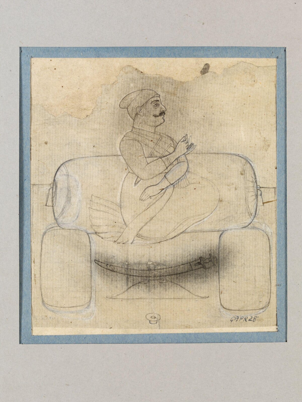 Cartoon (working drawing), ca. 1840
