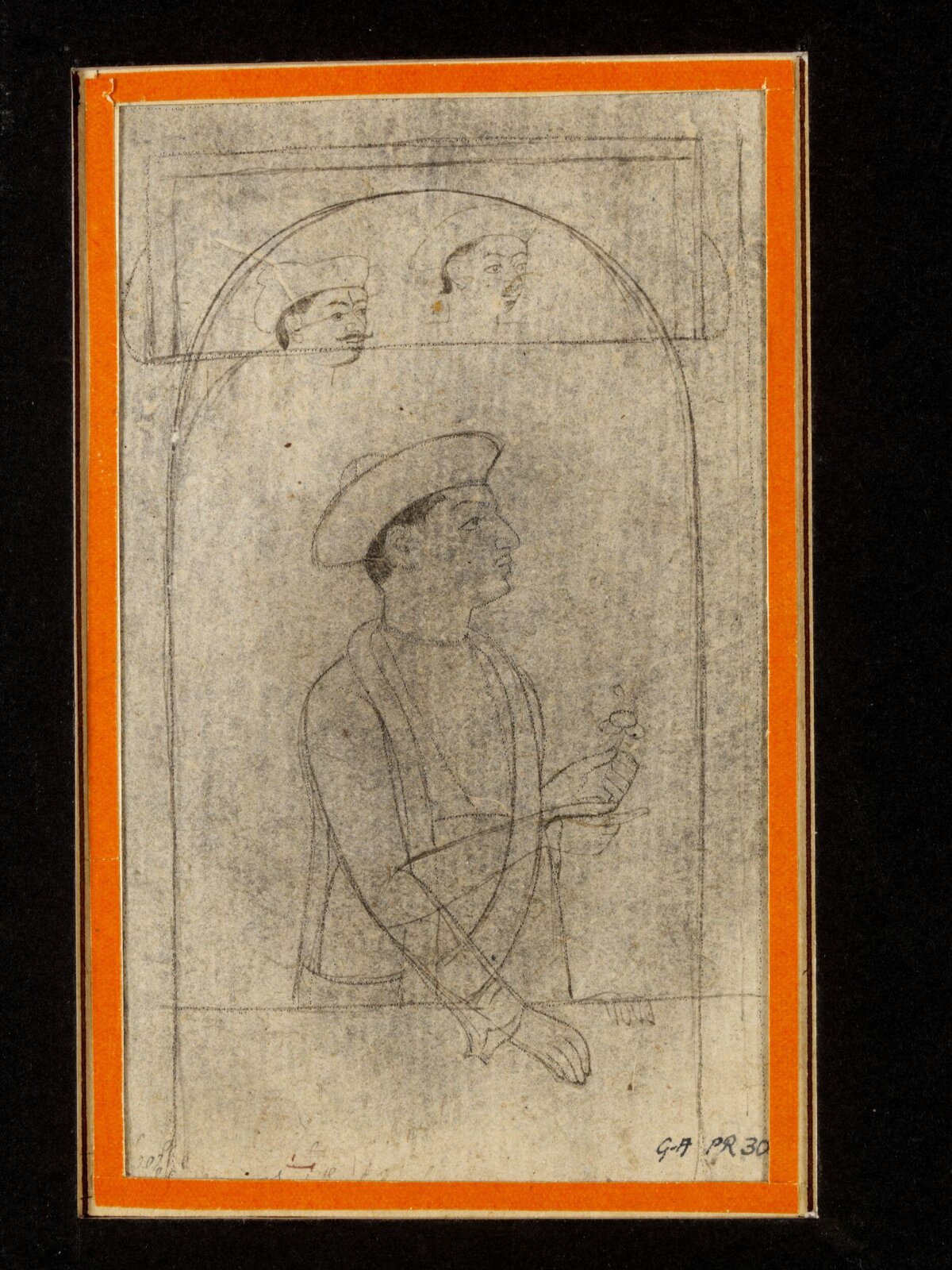 Cartoon (working drawing), ca. 1840