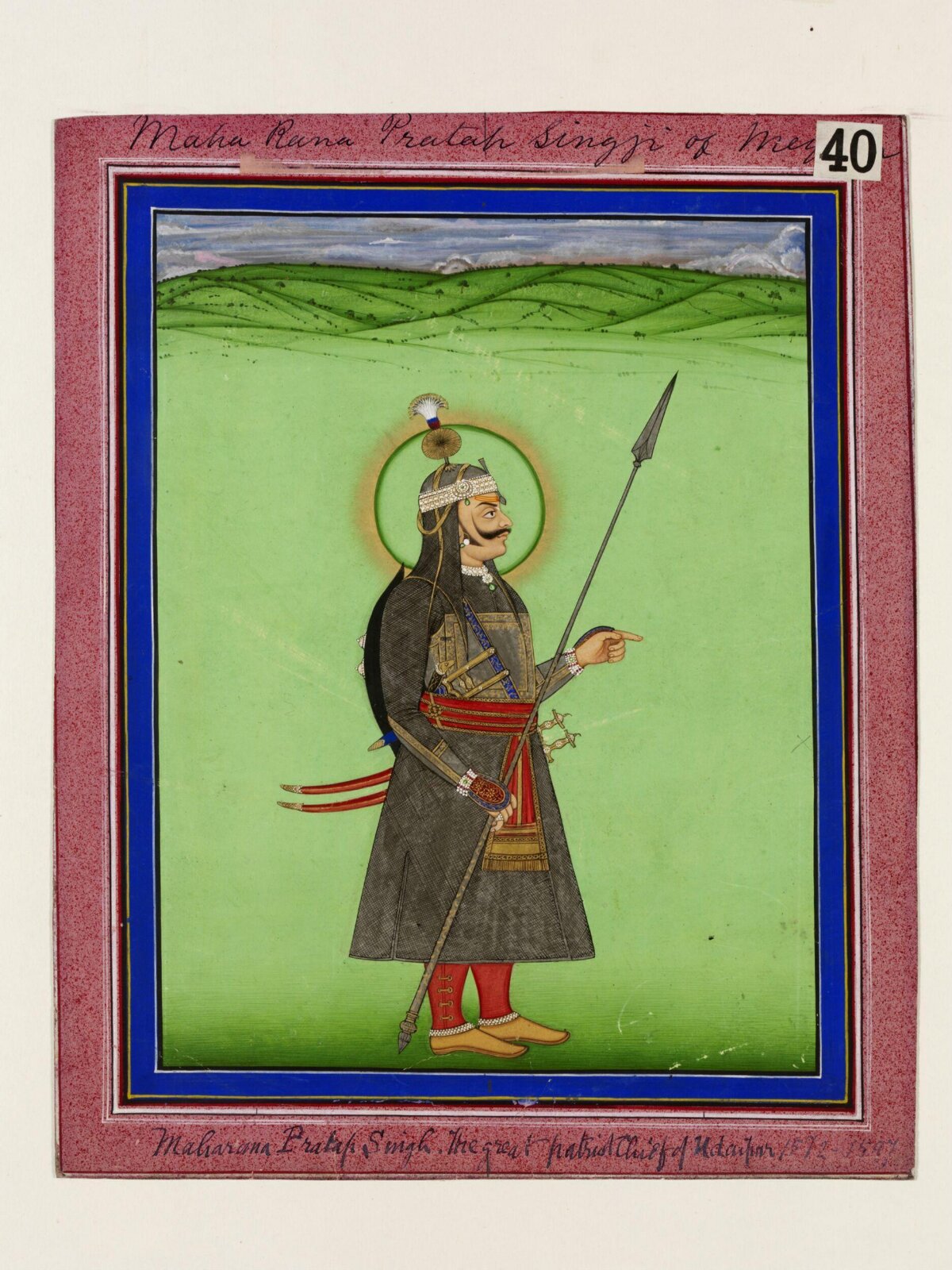 Maharana Pratap Singh, ca. 1880