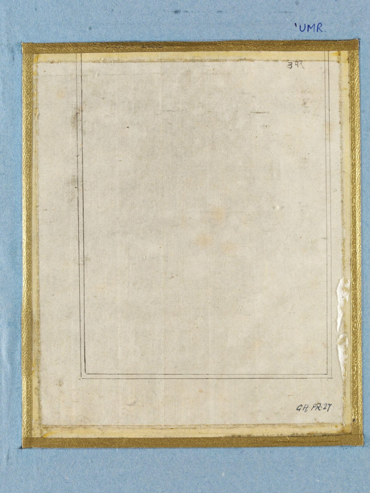 Cartoon (working drawing), ca. 1780