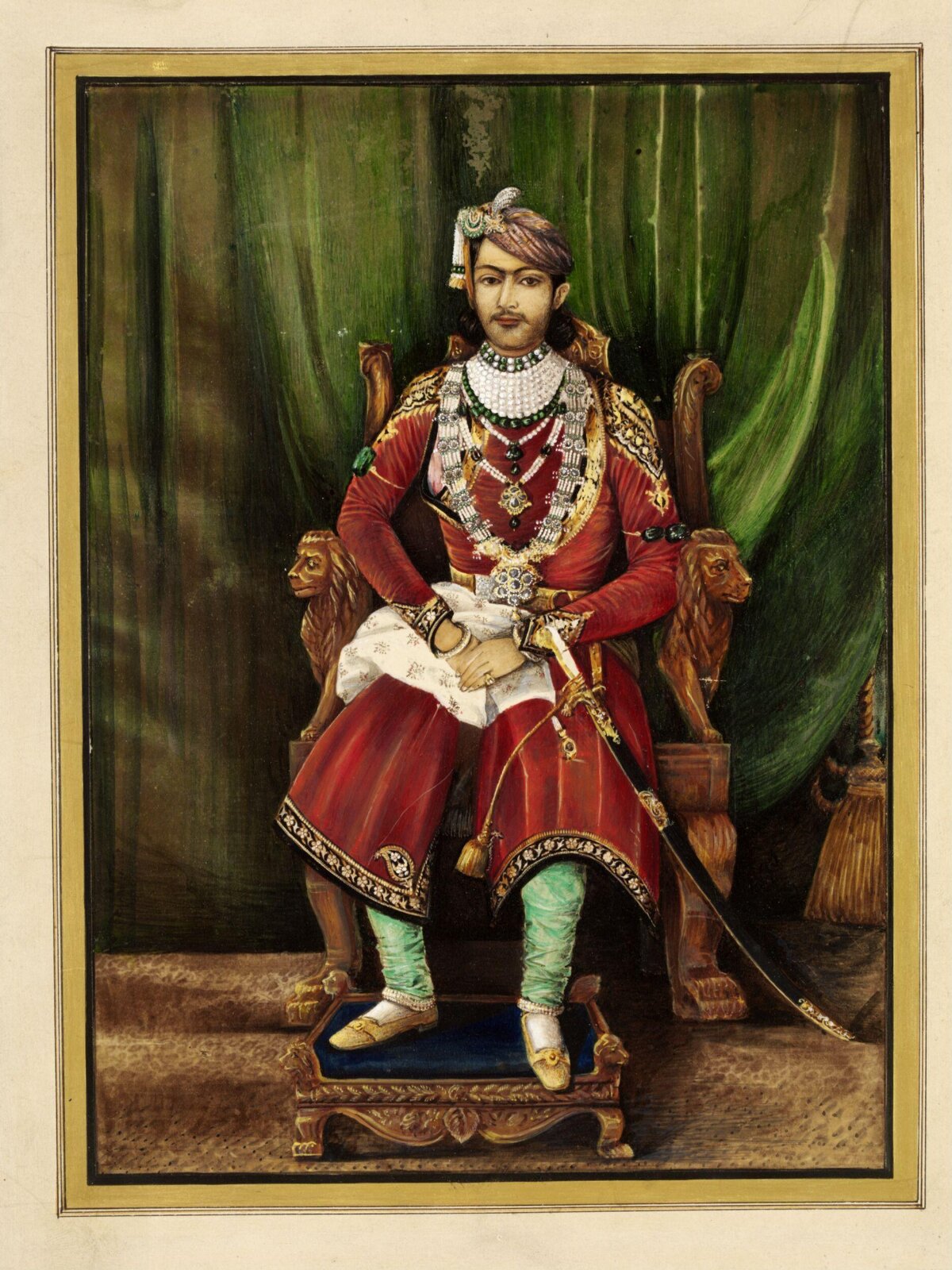 Maharaja Sheodan Singh, ca. 1890