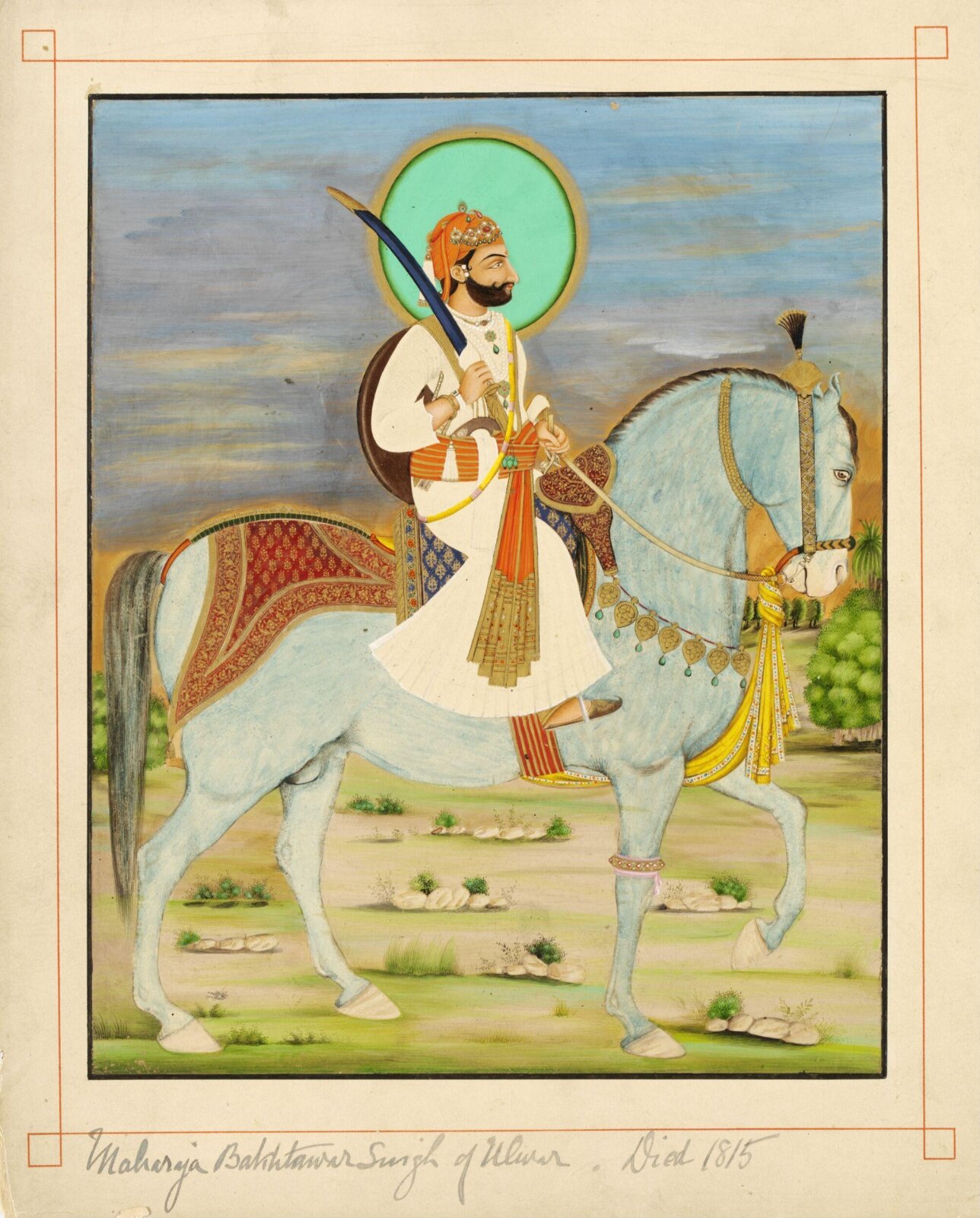 Maharaja Bakhtawar Singh, ca. 1890
