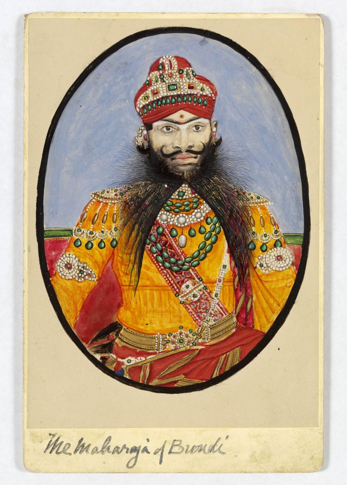 Maharao Raja Raghbir Singh, ca. 1890