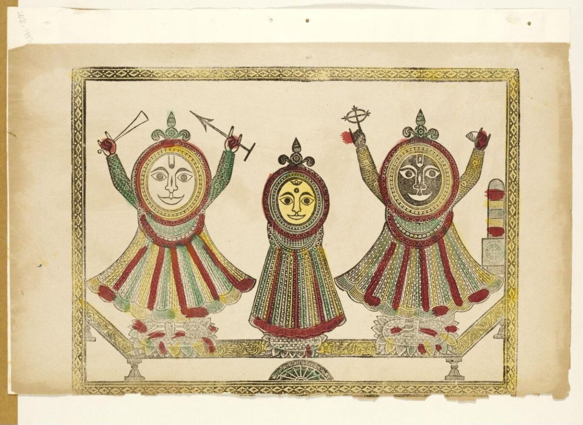 Woodcut, ca. 1900 · Calcutta