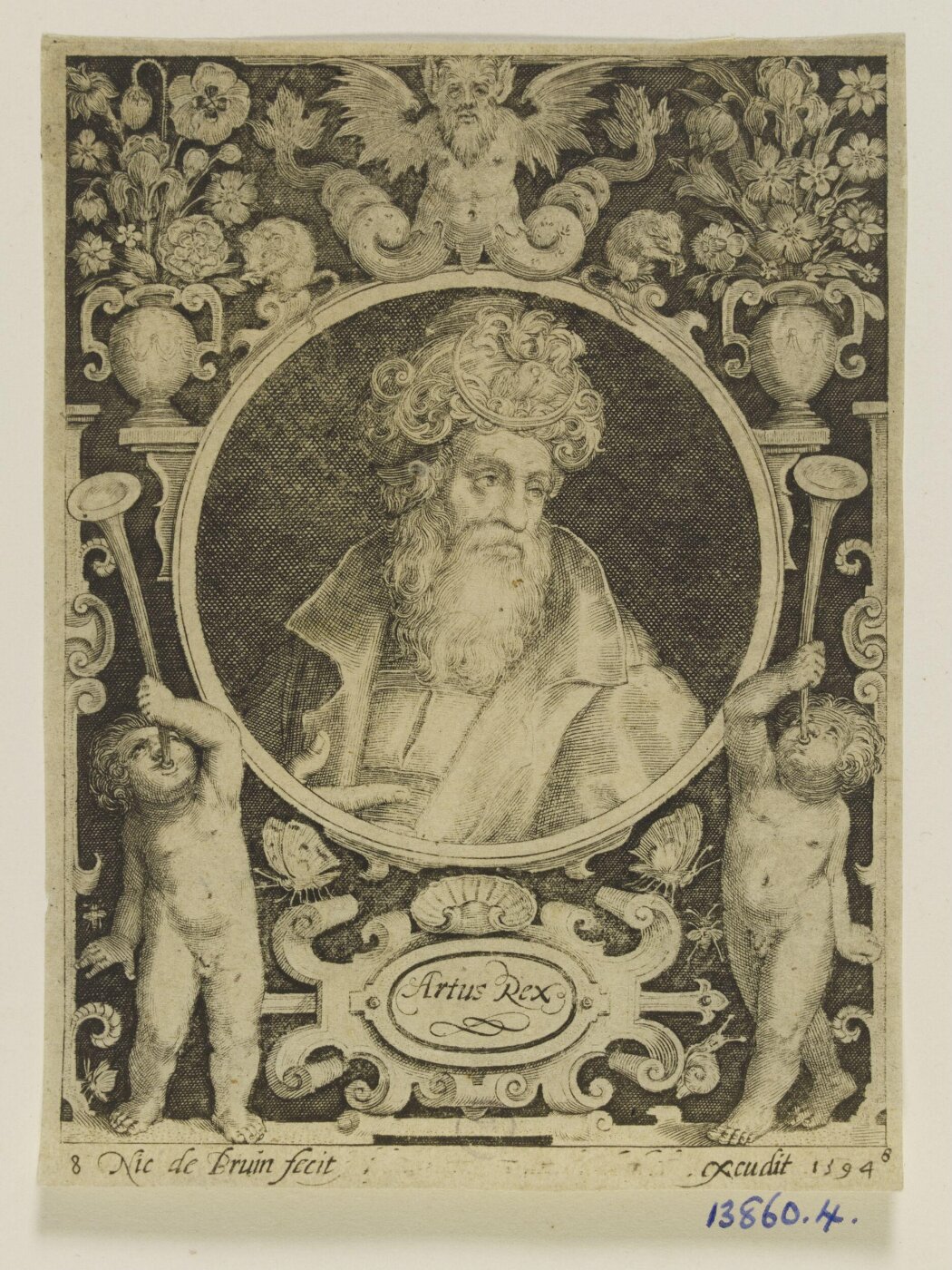 Nicolaes de Bruyn, Print