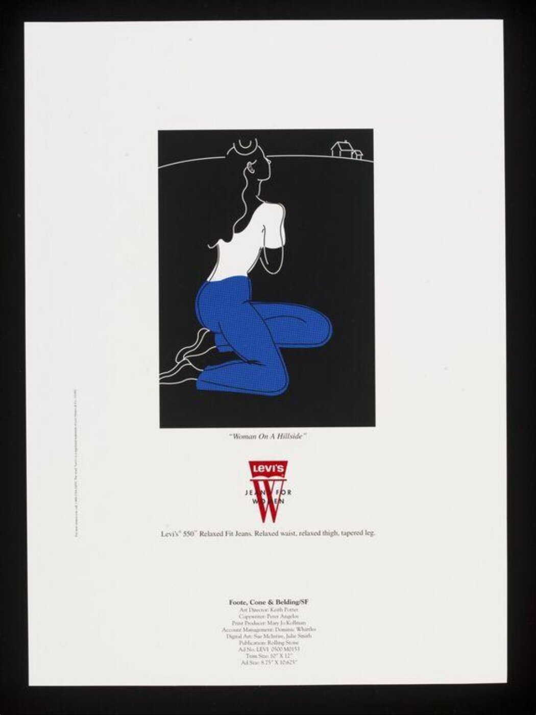 Barbara Nessim, Woman on Hillside