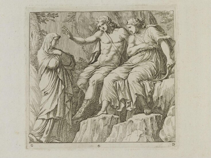 Apollo and Diana attacking Niobe's children (from the History of Niobe) top image