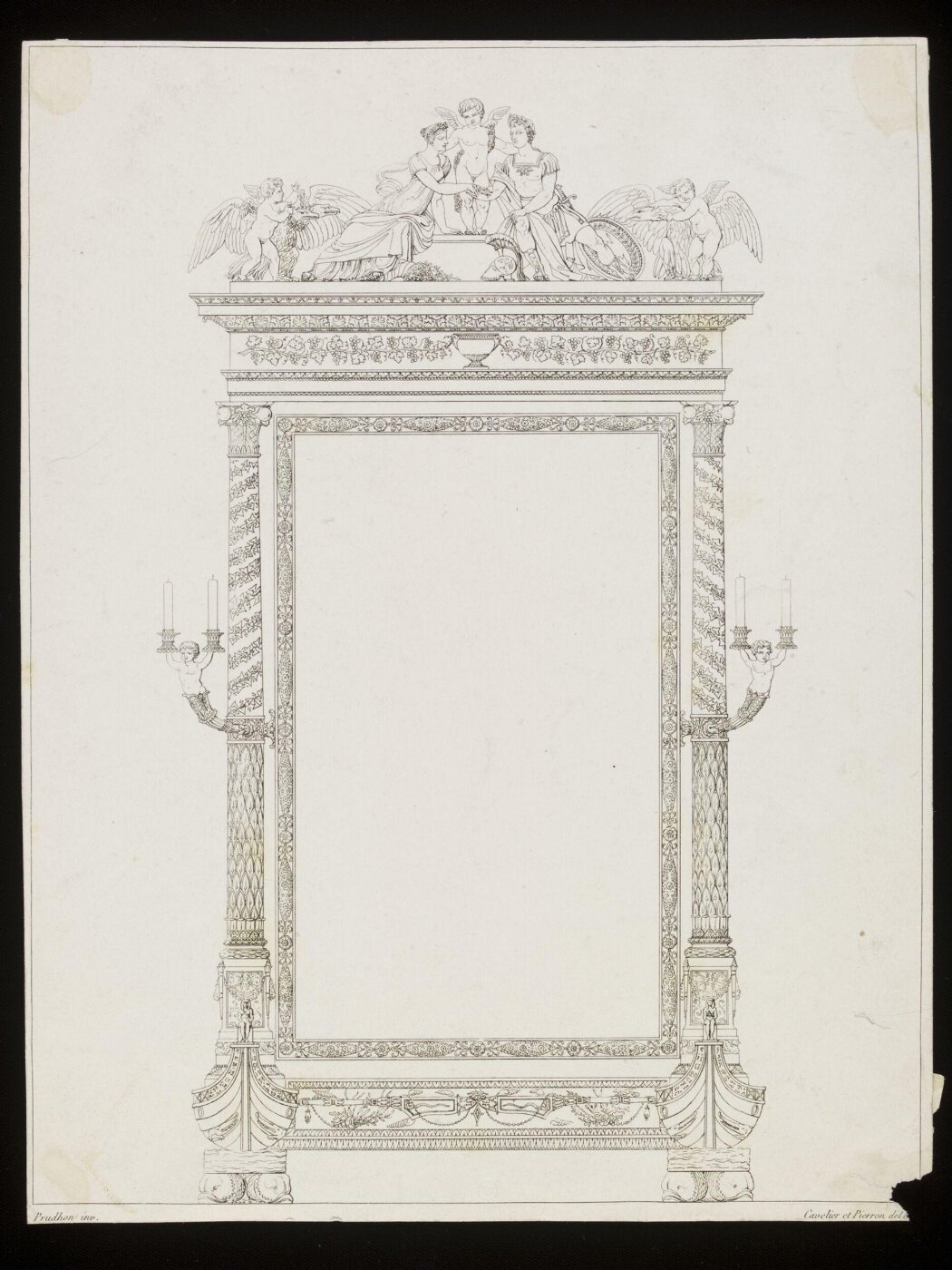 Pierre-Paul Prud'hon, Description de la Toilette présentée à sa Majesté l'Impératrice-Reine, et du berceau offert à S.M. le Roi de Rome