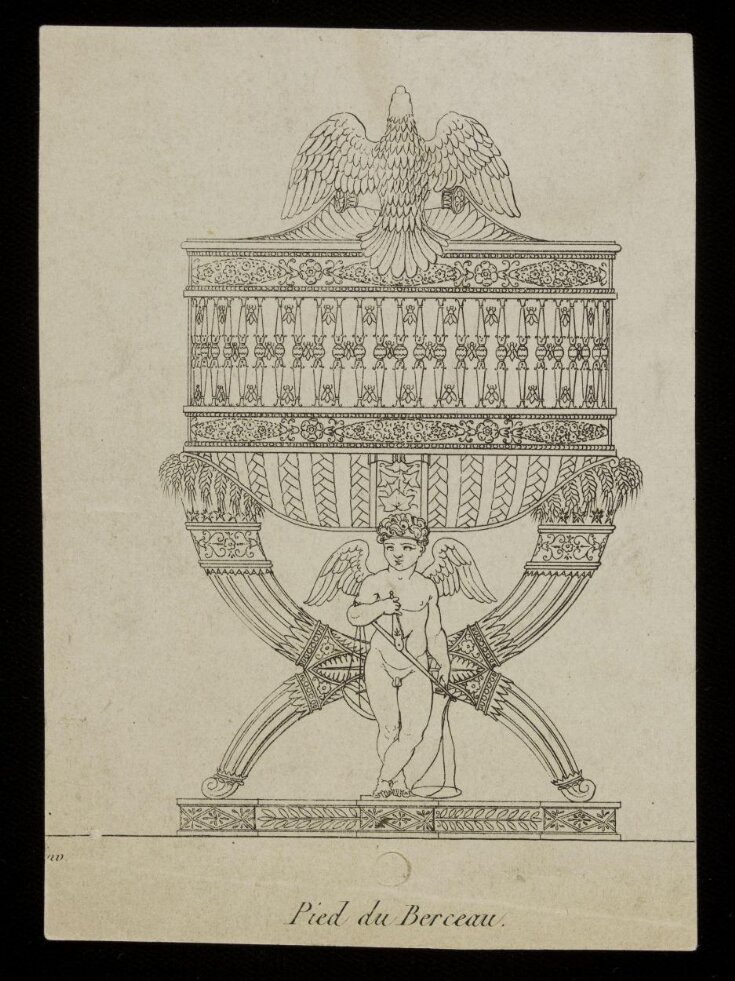 Description de la Toilette présentée à sa Majesté l'Impératrice-Reine, et du berceau offert à S.M. le Roi de Rome top image