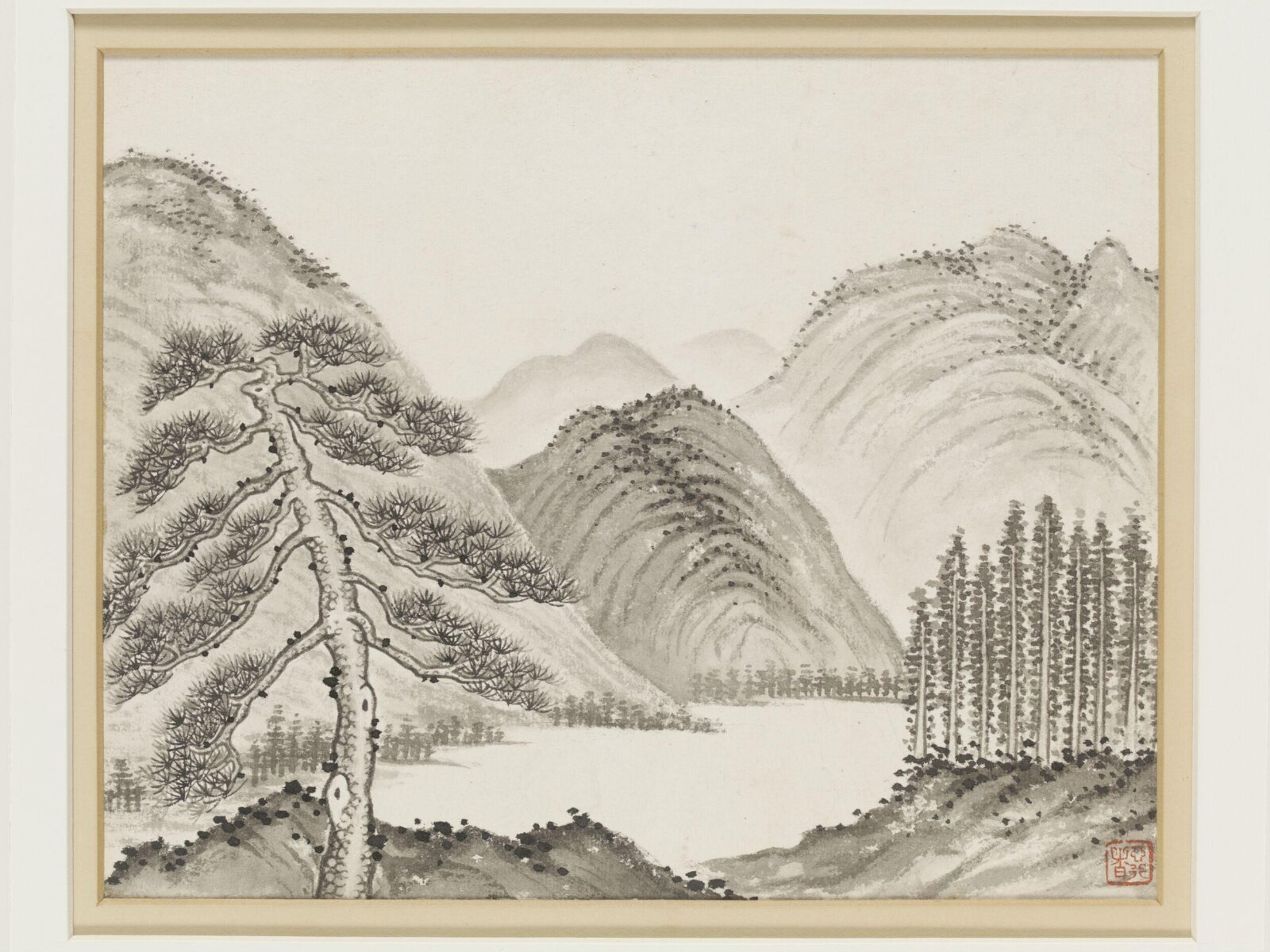 Pine in Crummock Water, 1937