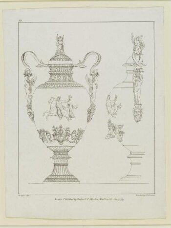 Architectural Ornaments, or, A Collection of Capitals, Friezes, Roses, Entablatures, Mouldings, &c. Drawn on Stone. From the Antique