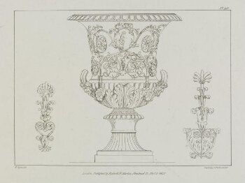 Architectural Ornaments, or, A Collection of Capitals, Friezes, Roses, Entablatures, Mouldings, &c. Drawn on Stone. From the Antique