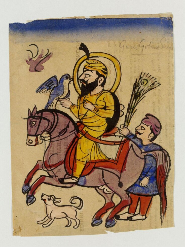 Pencil Sketch of Guru Nanak Dev Ji And Guru Gobind Singh Ji - Desi Painters