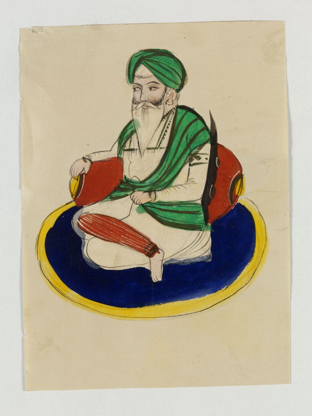 Unknown, One of five drawings of Sikh heroes