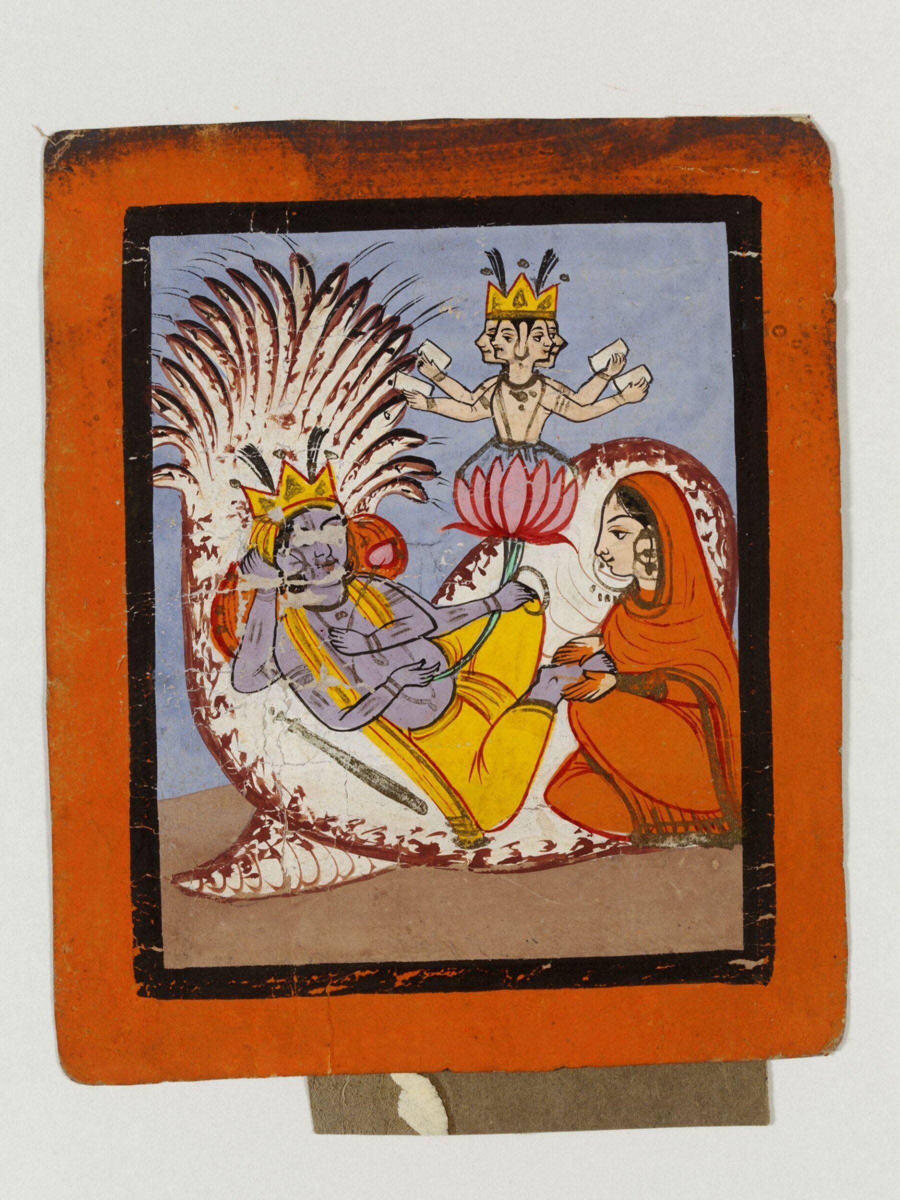 Vishnu and Sesha, late 19th century