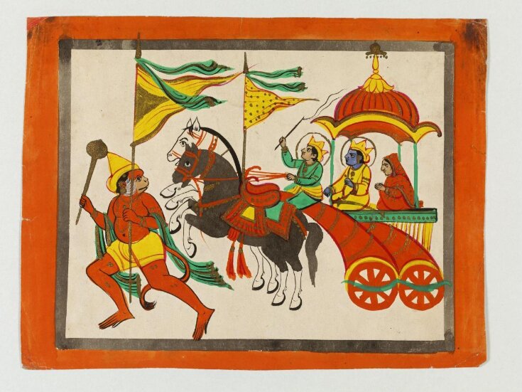 Shri Ram, Lakshman, Sita Devi and Hanuman by Raja Ravi Varma Canvas Reprint  Canvas Roll unframed - Etsy