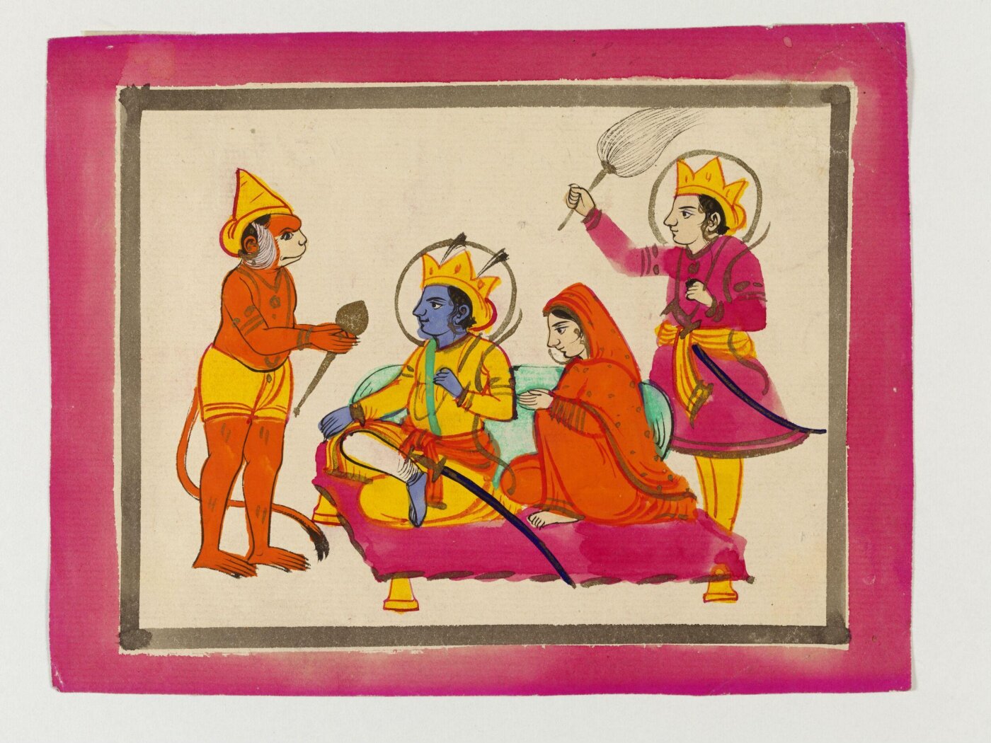 Unknown, Rama, Sita, Lakshman and Hanuman