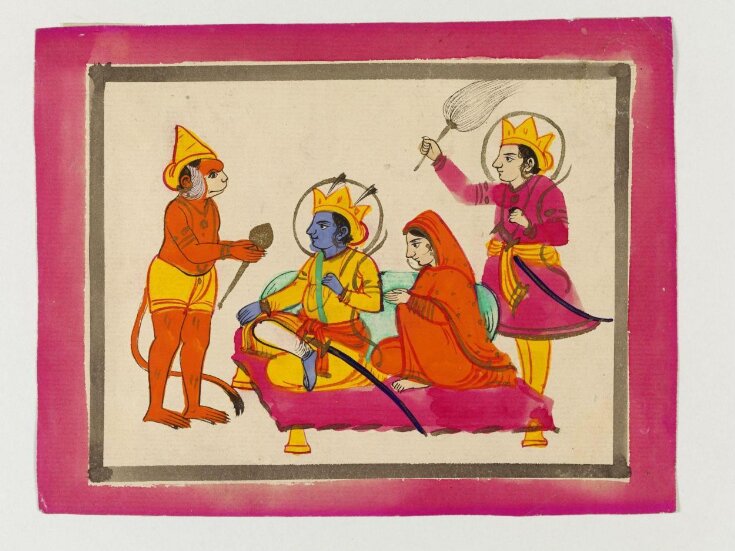 Rama, Sita, Lakshman and Hanuman | Unknown | V&A Explore The Collections