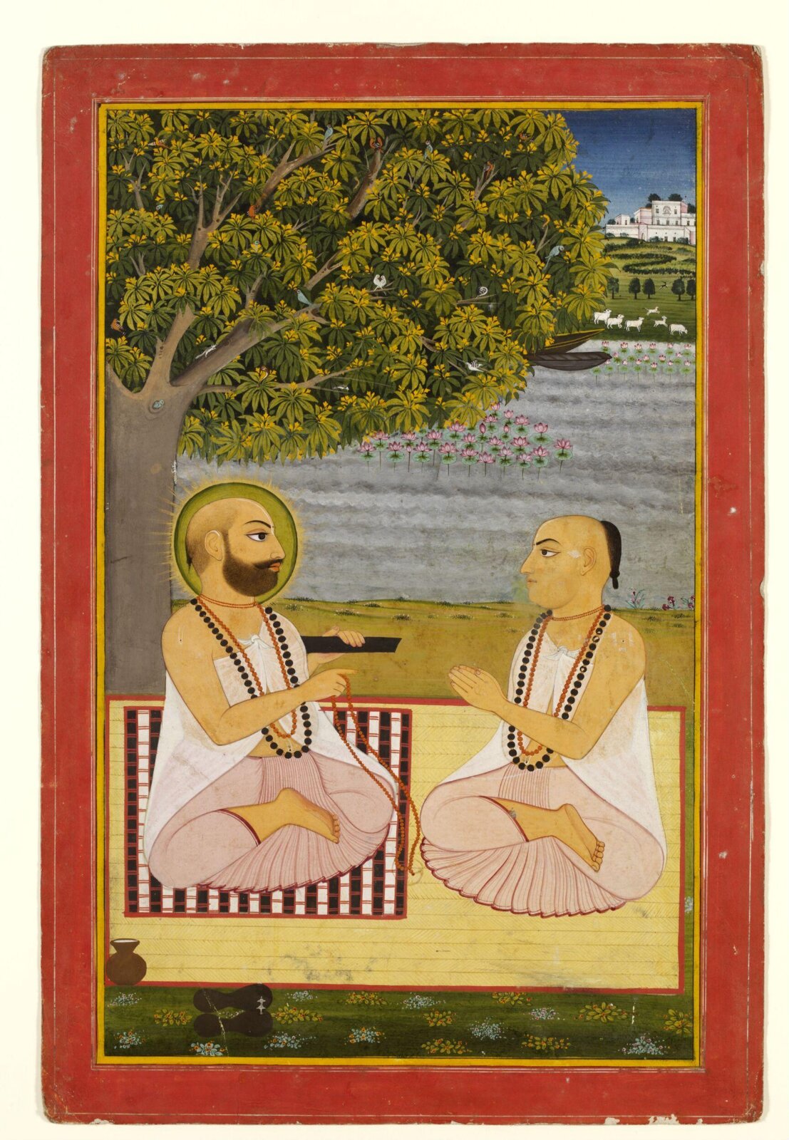 Holy man and pupil, early 19th century