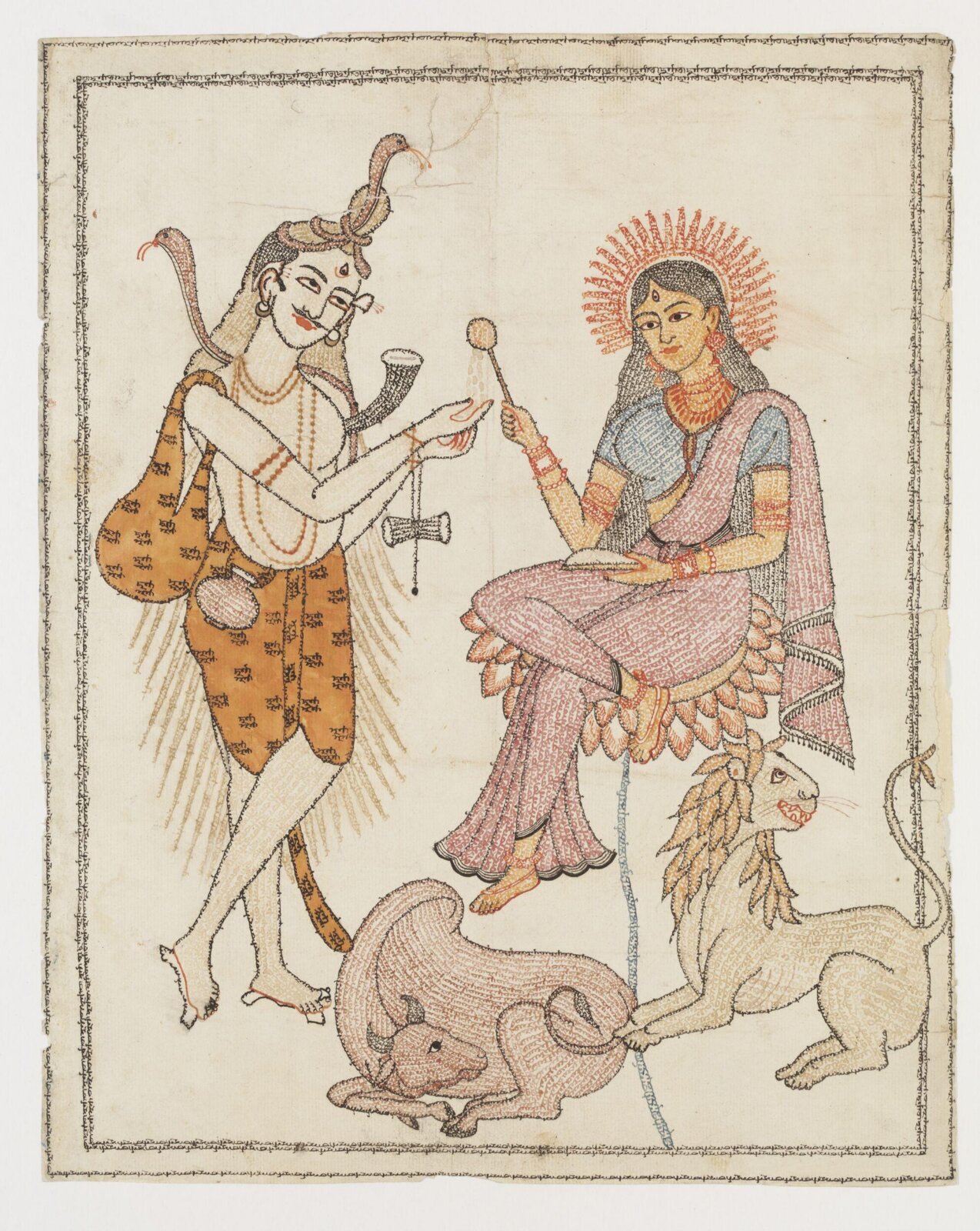 Goddess Annapurna, mid-19th century
