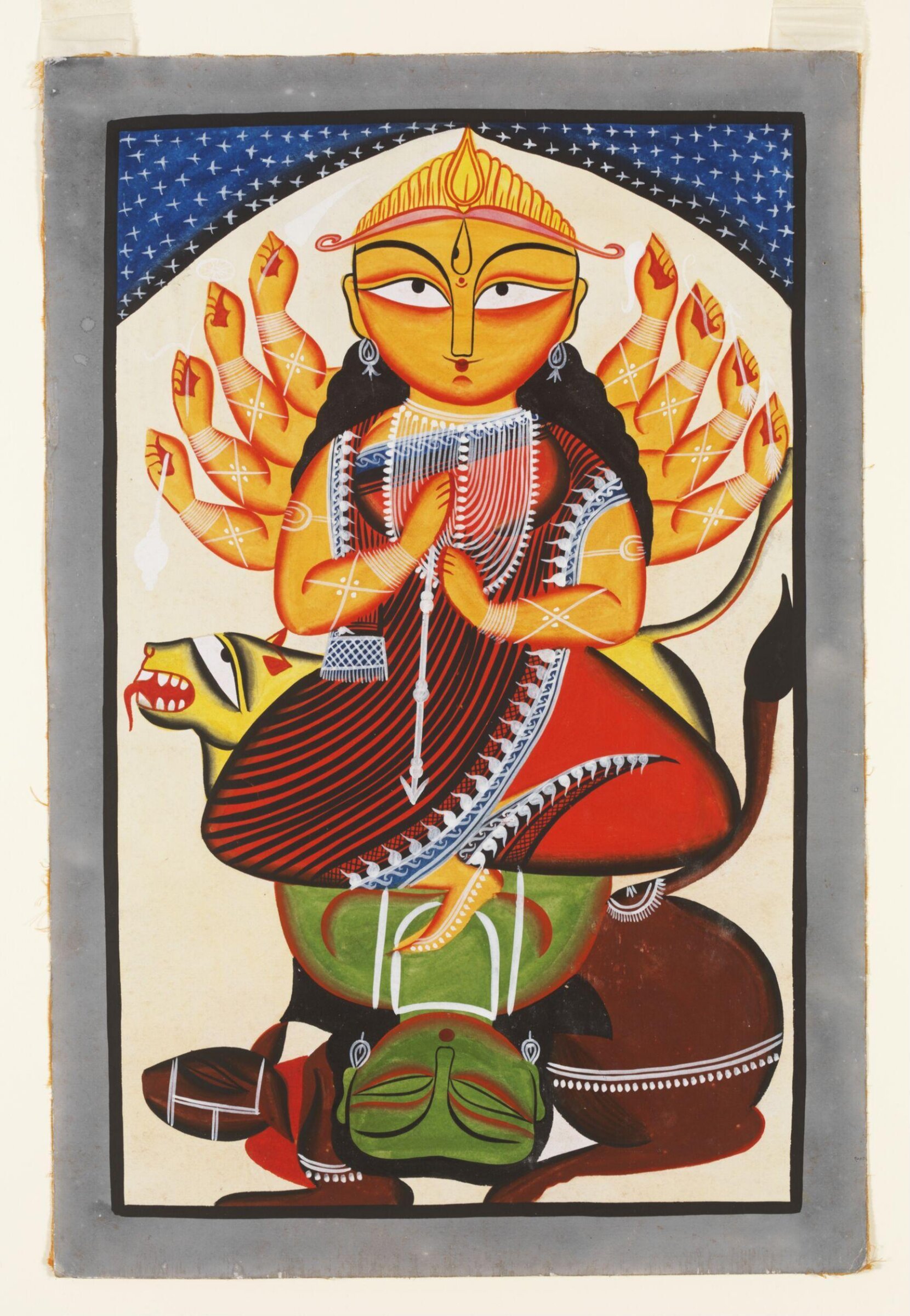 Durga Mahisashuramardini, Uttam Chitrakar, 2009