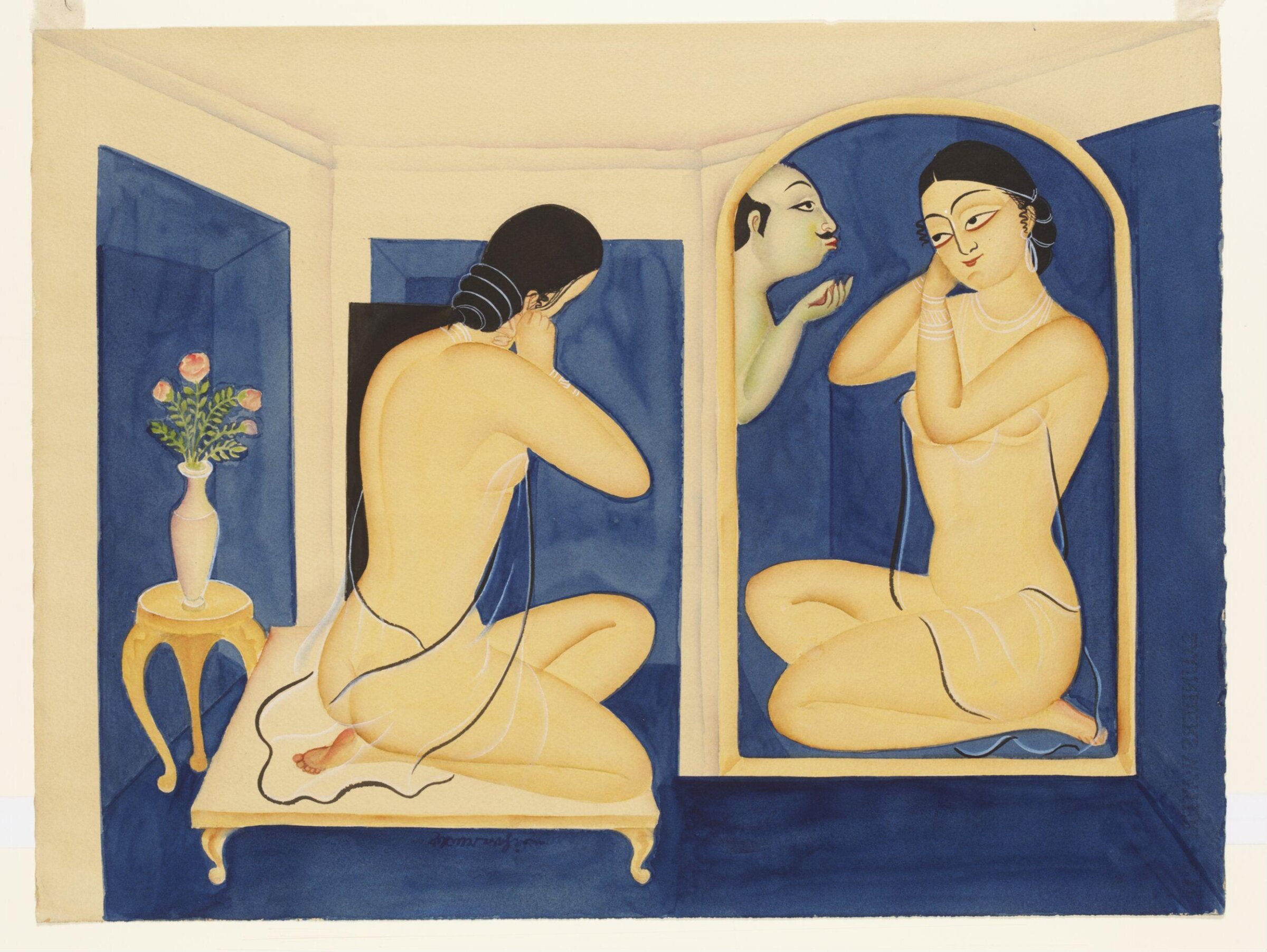 Sneaking into the mirror, Kalam Patua, 2009