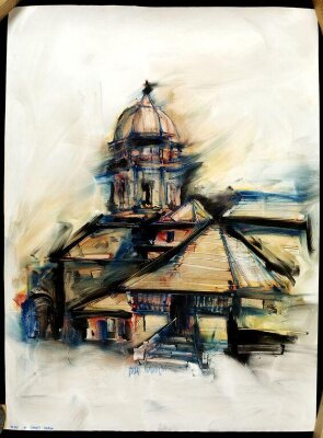 Painting, Thotta Tharani, 1984