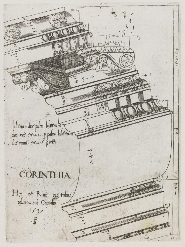 Corinthian entablature top image