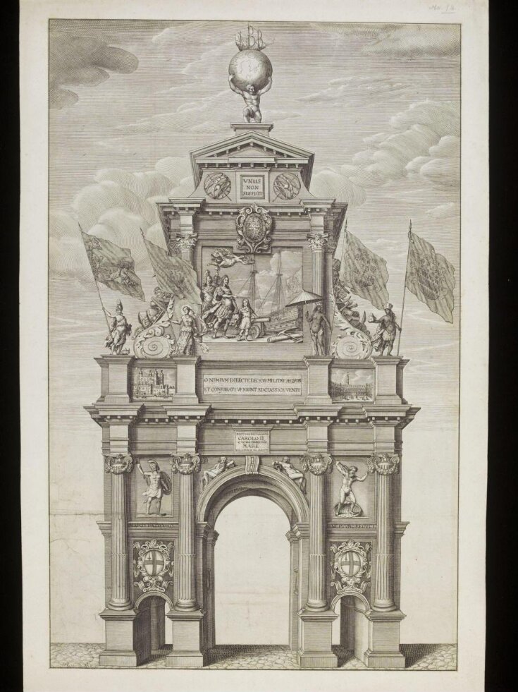 The four triumphal arches erected for the coronation of Charles II top image