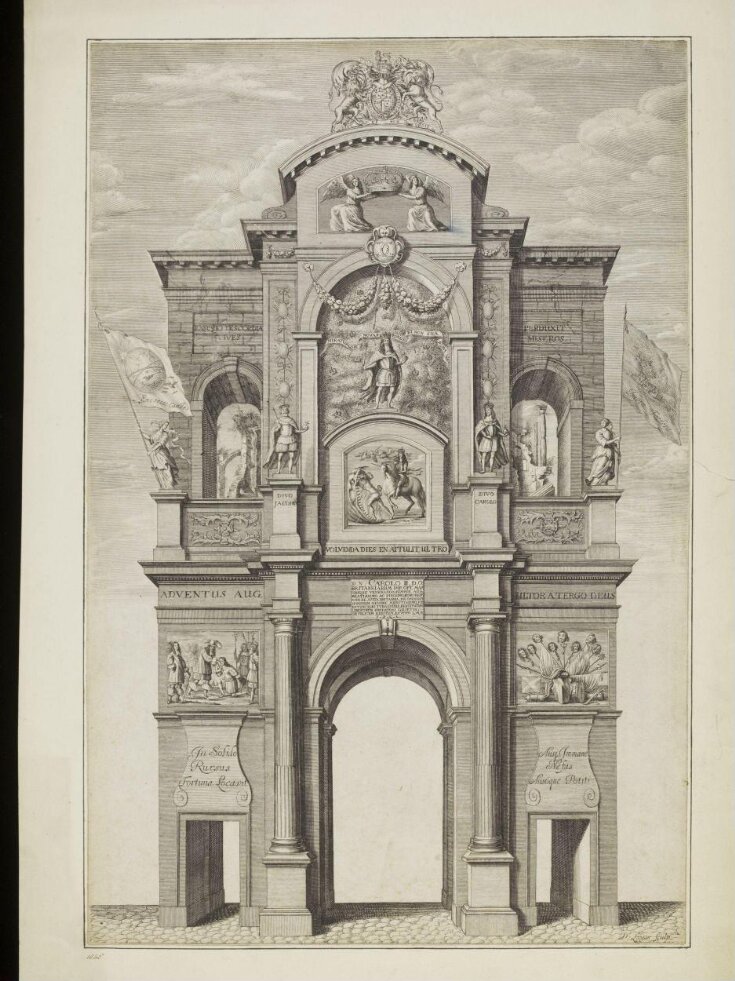 The four triumphal arches erected for the coronation of Charles II top image