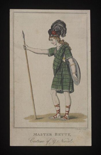 Master Betty, Costume of Young Norval