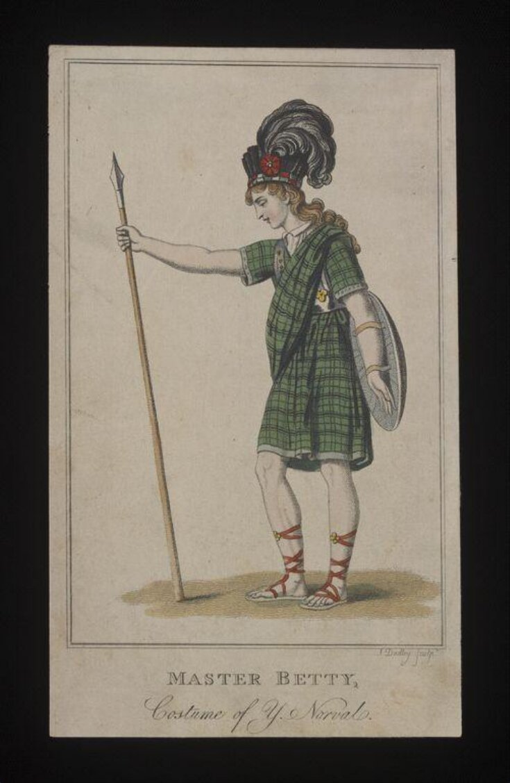 Master Betty, Costume of Young Norval image