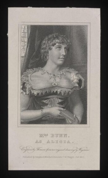 Miss Somerville as Alicia