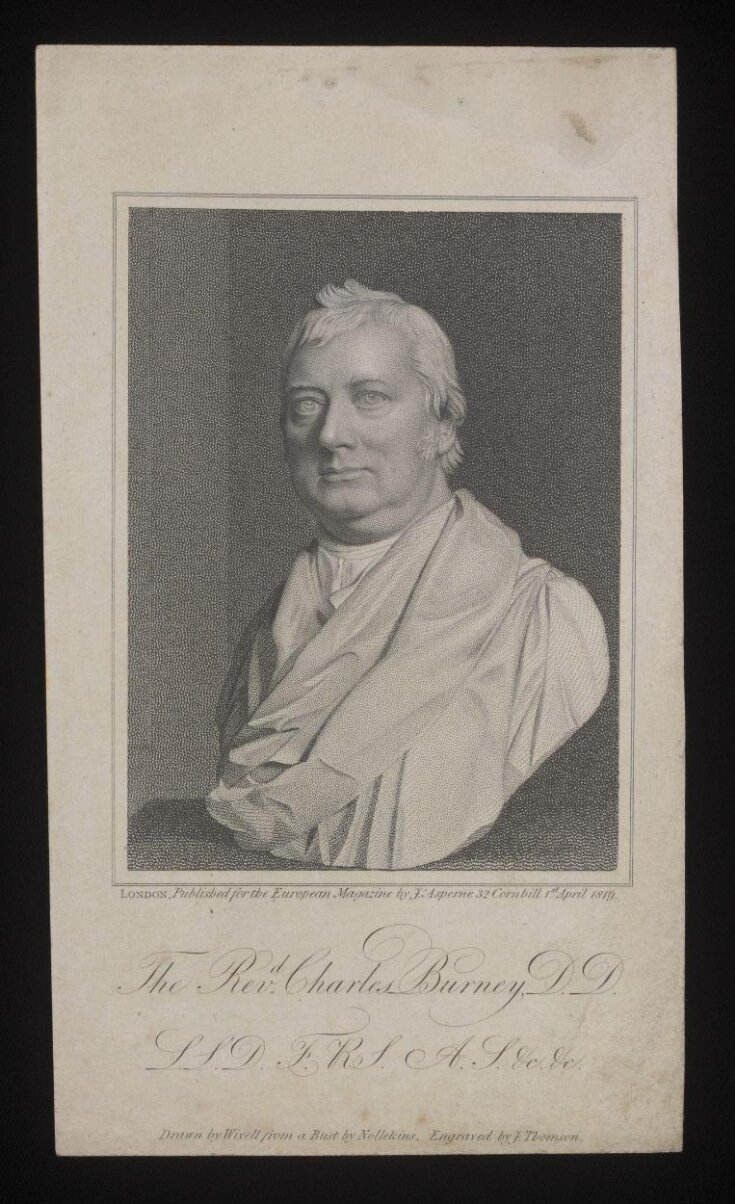 The Rev'd Charles Burney top image