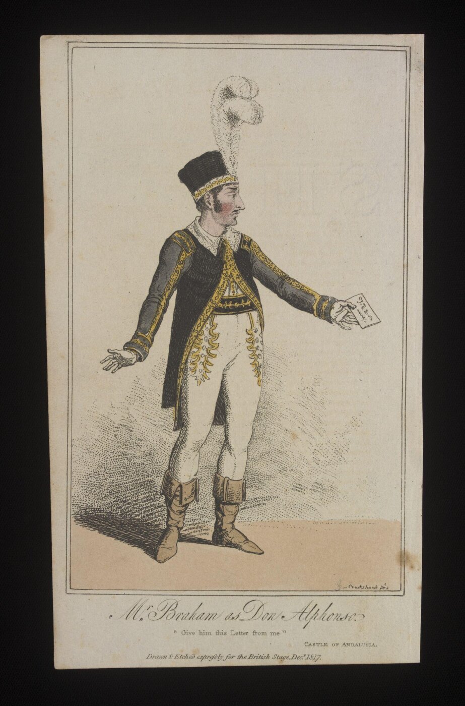 Cruikshank, George, Mr Braham as Don Alphonso