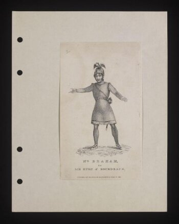 Mr Braham as Sir Huon of Bourdeaux