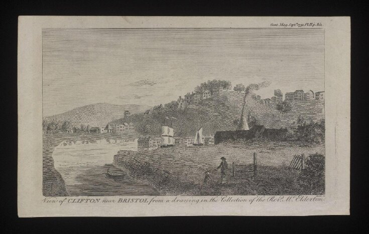 View of Clifton near Bristol from a drawing in the Collection of the Rev.d Mr. Elderton image