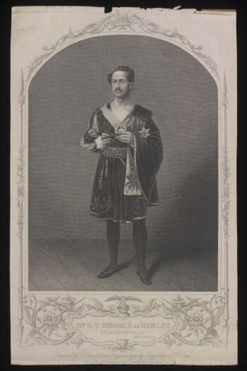 Mr G.V. Brooke as Hamlet