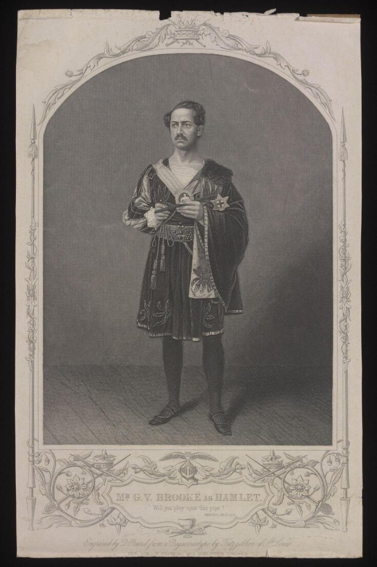 Mr G.V. Brooke as Hamlet top image