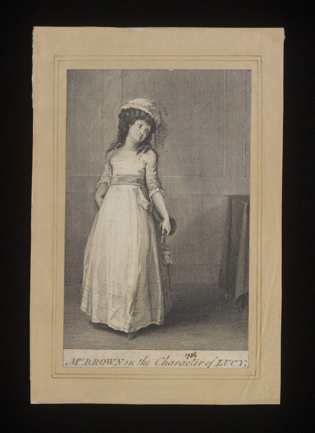 Unknown, Mrs Brown in the character of Lucy