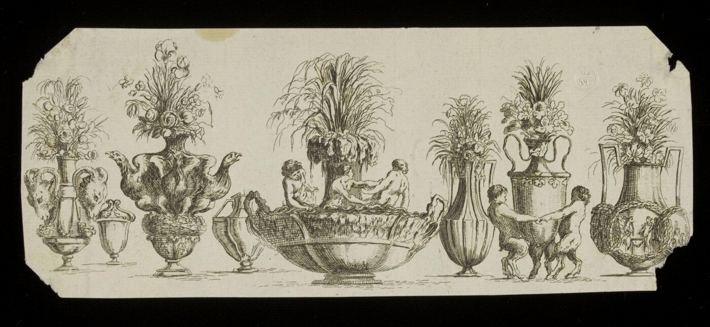 Stefano della Bella, A New Book of Vases & Urns, in 6 Leaves, by Della Bella