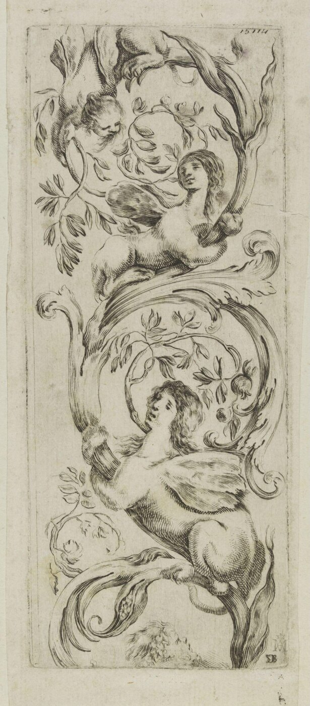 Stefano della Bella, Ornamenti o grottesche