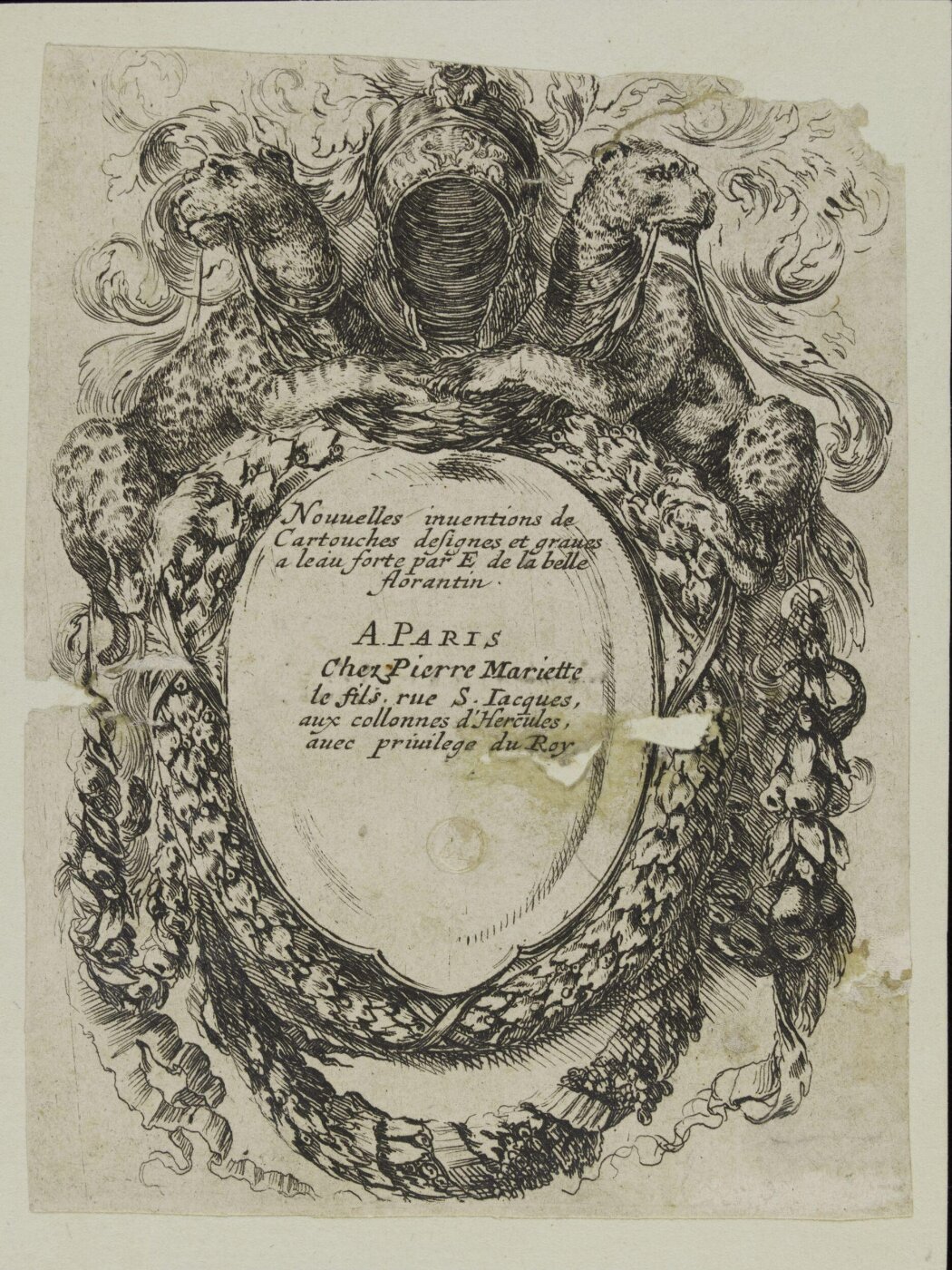 stefano della bella, Nouvelles inventions de Cartouches