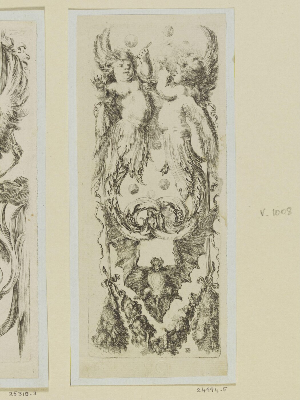 Stefano della Bella, Ornamenti o grottesche