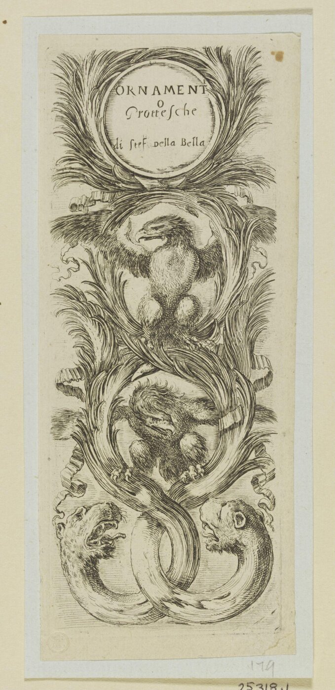 Stefano della Bella, Ornamenti o grottesche