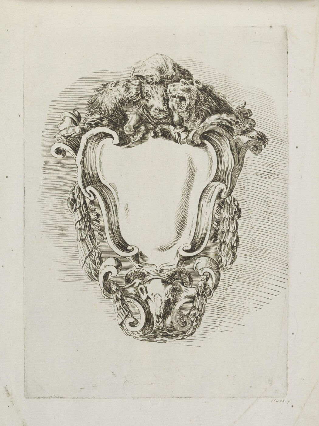 Stefano della Bella, Raccolta di varii cappriccii et nove inventioni di cartelle et ornamenti