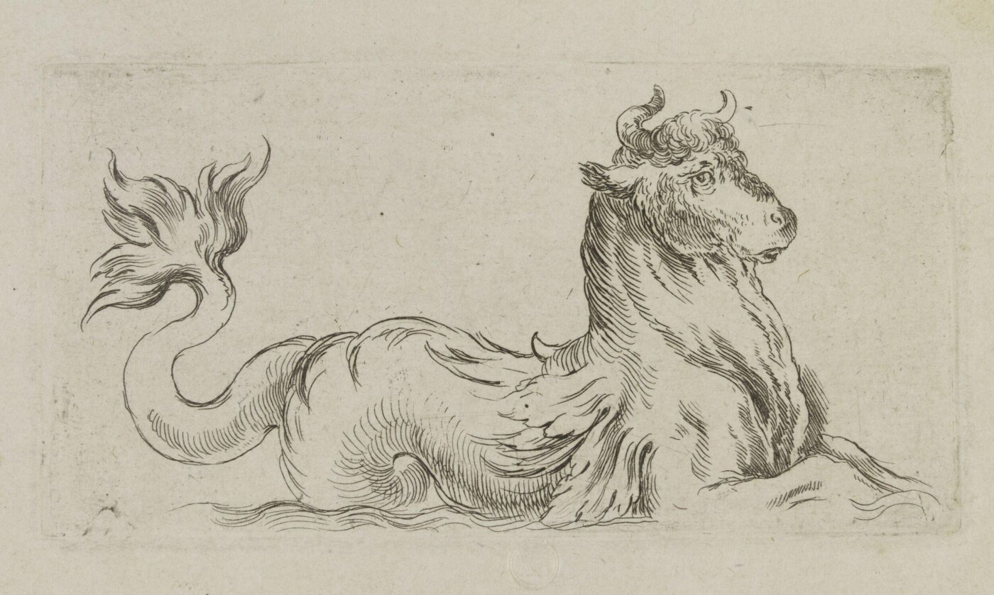 stefano della bella, Diverses figures et griffonnements