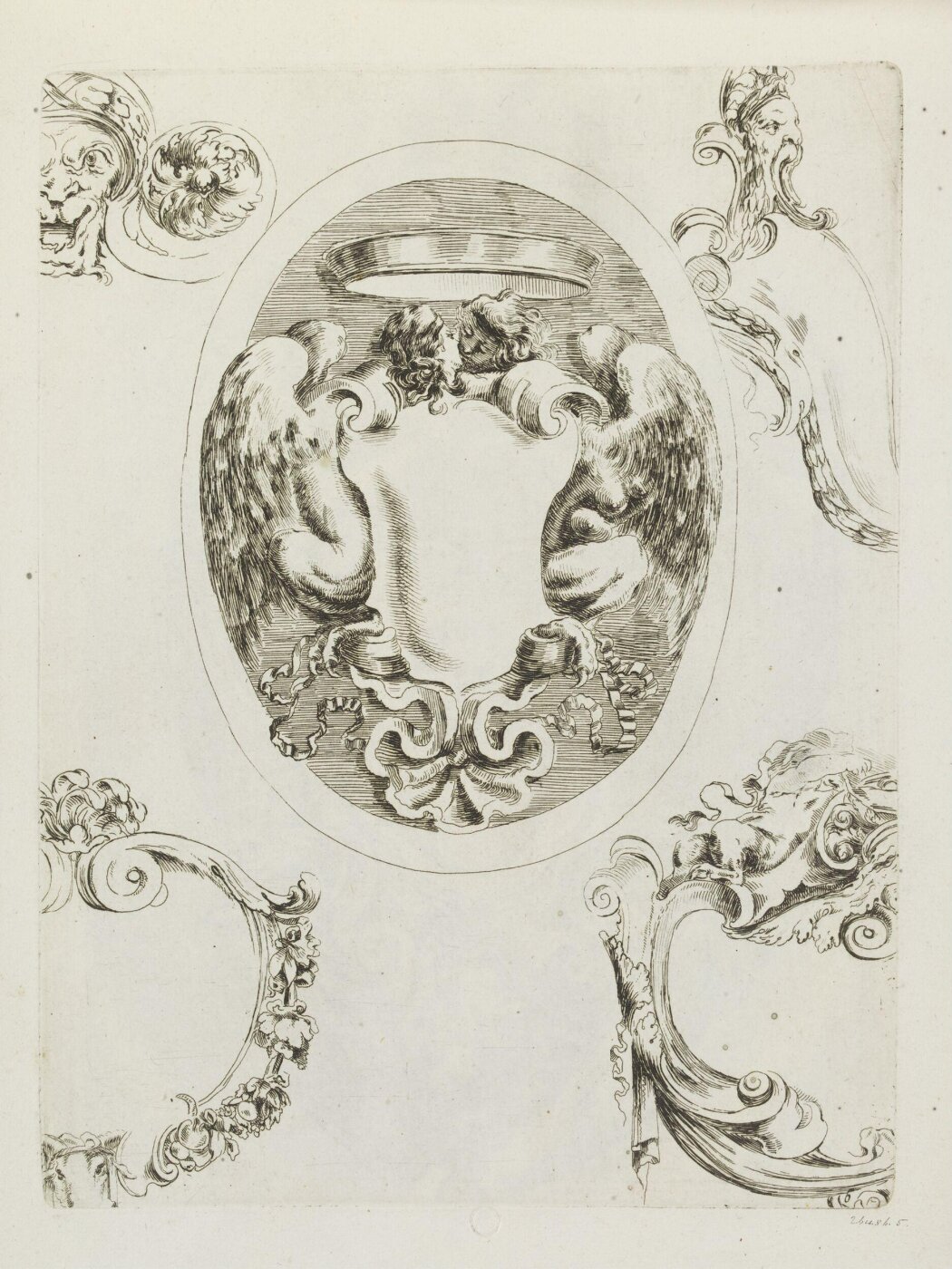 Stefano della Bella, Raccolta di varii cappriccii et nove inventioni di cartelle et ornamenti
