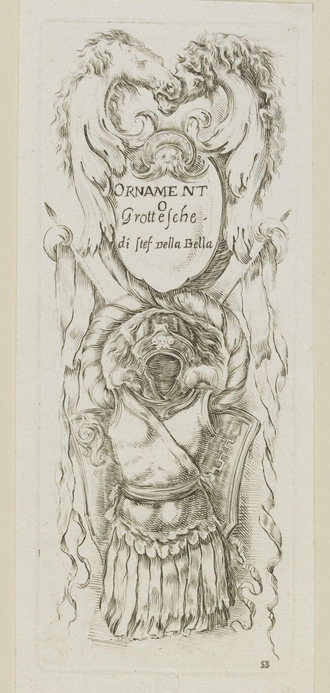 Stefano della Bella, Ornamenti o grottesche