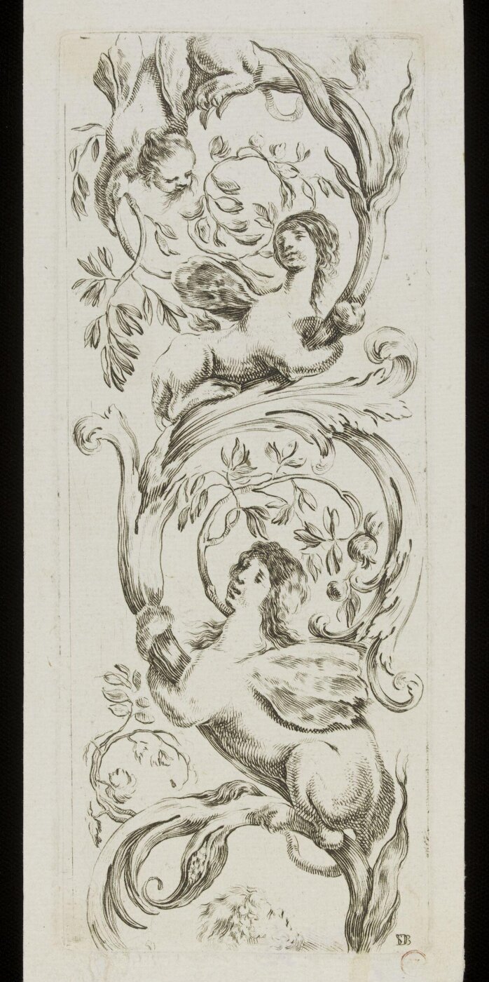 Stefano della bella, Ornamenti o grottesche